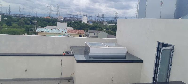 bố trí nhà 5x20 có giếng trời
