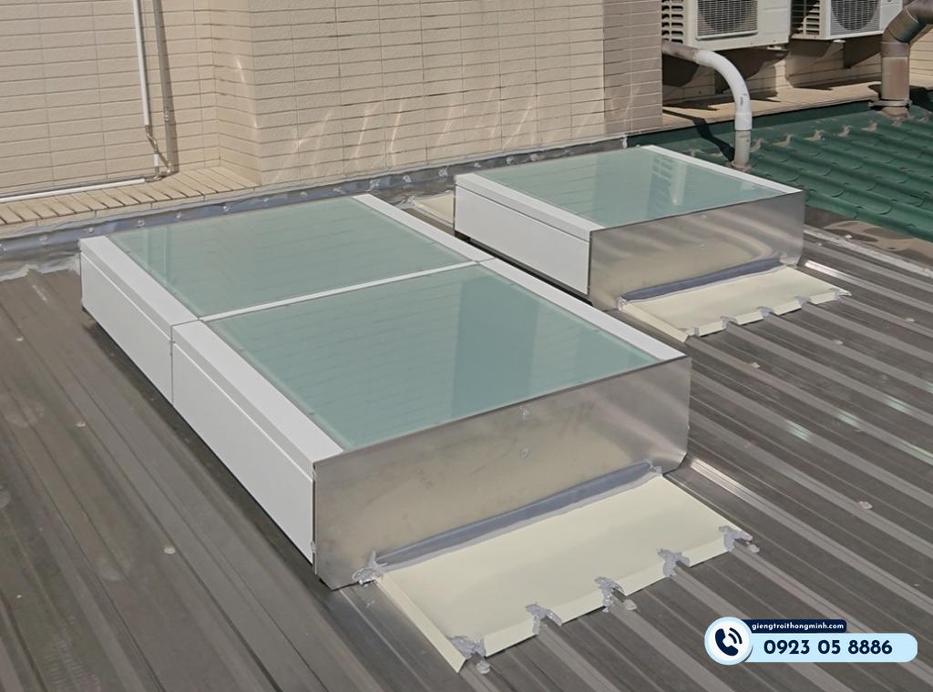Giếng trời thông minh Lấy sáng thông gió loại to 1300x900 (mm) - Ảnh 7