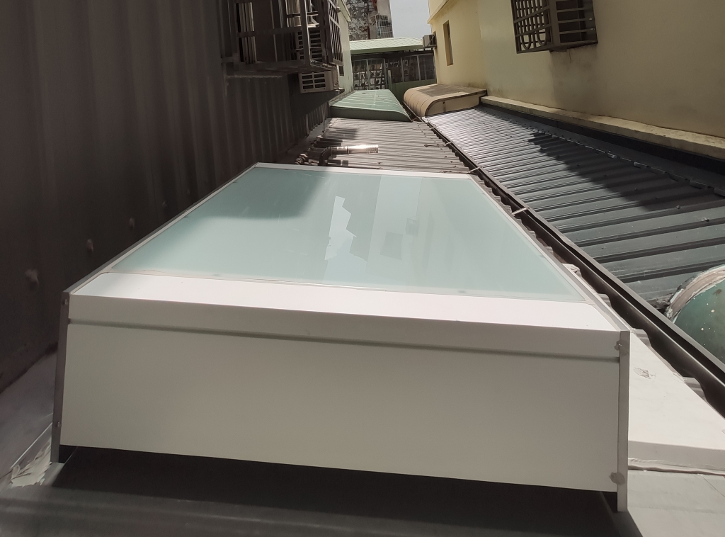 Giếng trời sau bếp