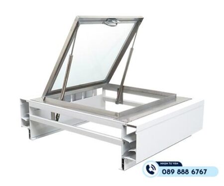 Giếng trời thông minh kết hợp Nắp thăm trần 1100x900 (mm)