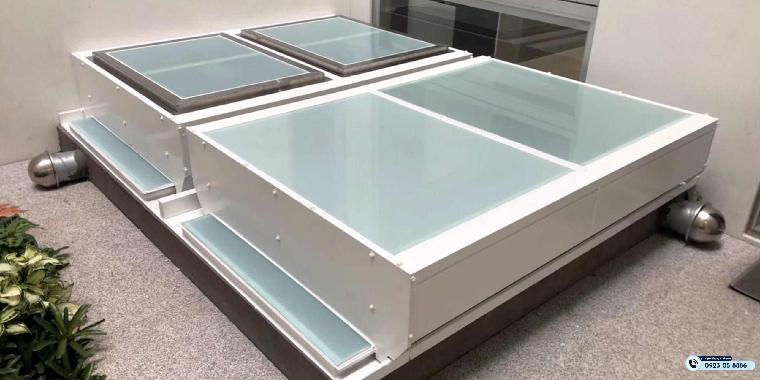 Giếng trời thông minh Lấy sáng thông gió loại nhỏ 1100x900 (mm) - Ảnh 4