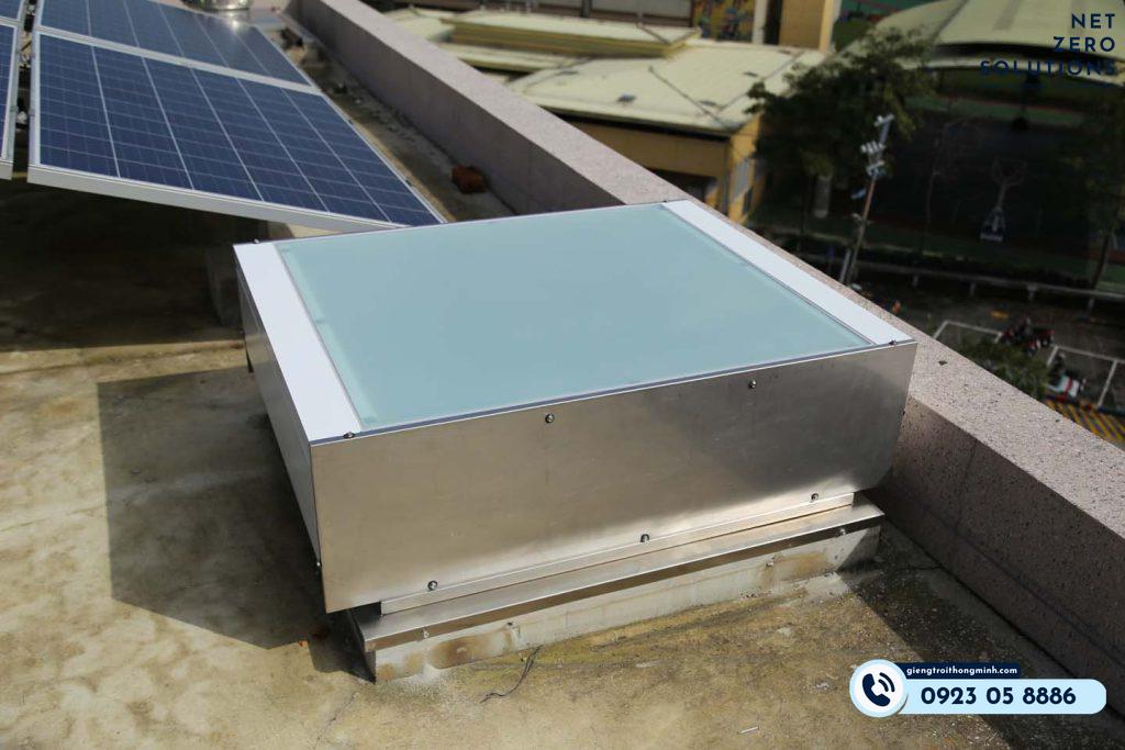 Giếng trời thông minh Lấy sáng thông gió loại to 1300x900 (mm) - Ảnh 4