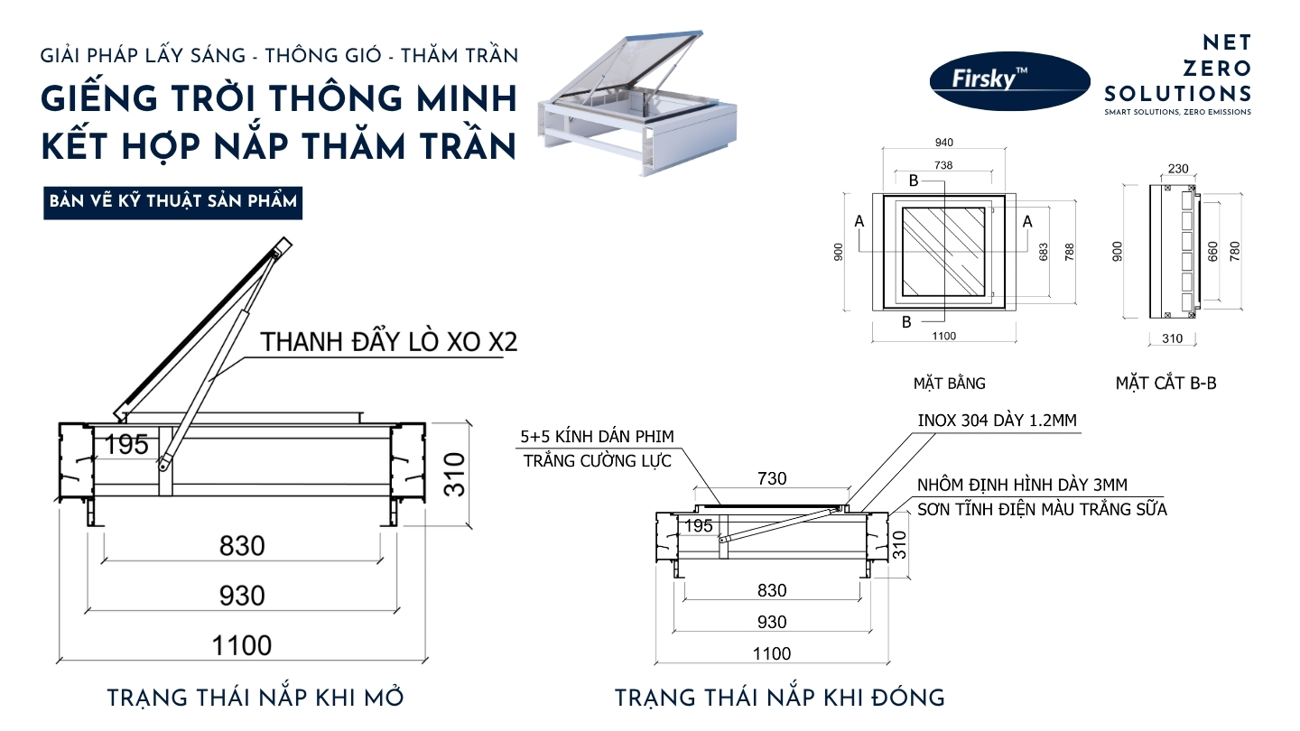Chi tiết giếng trời