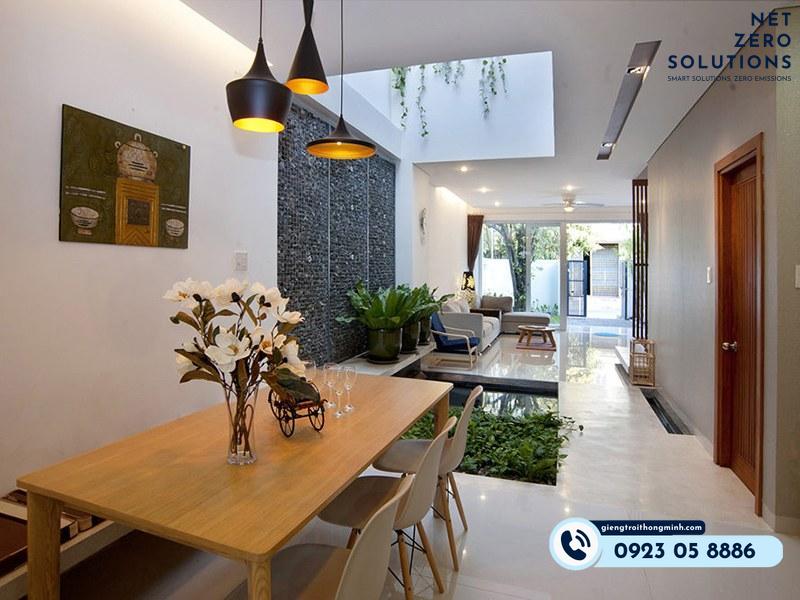 phong thủy giếng trời hình dạng