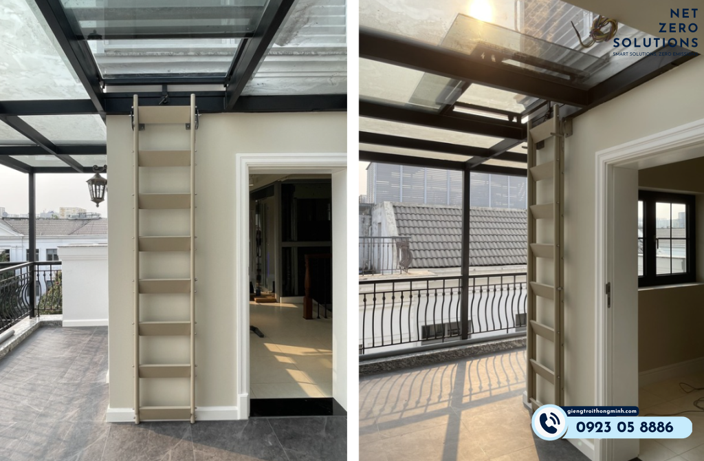 làm cầu thang lên tum