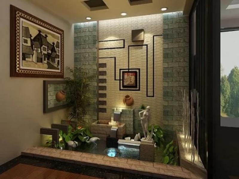 Tranh đá giếng trời là gì