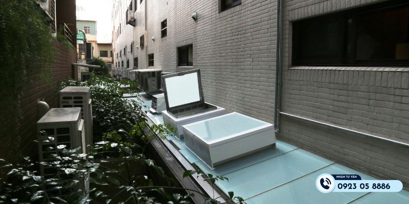 chống thấm giếng trời hiệu quả