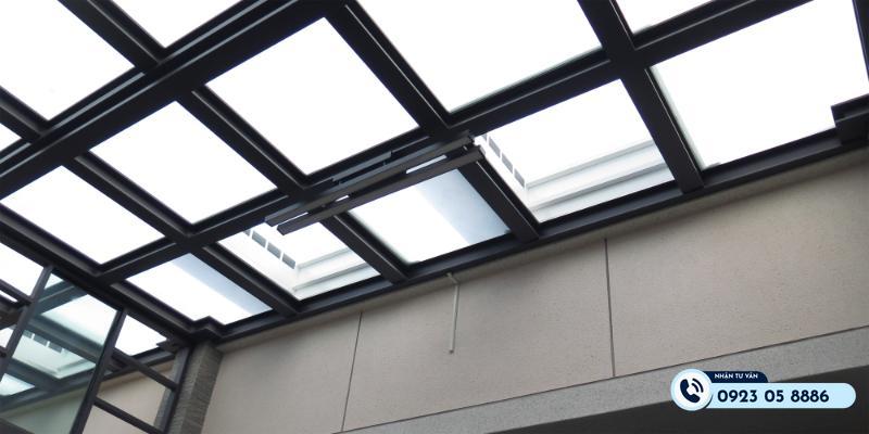 ý tưởng đặt bếp dưới giếng trời