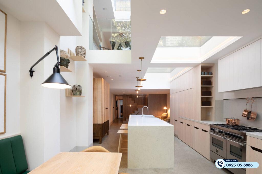 chống nóng giếng trời