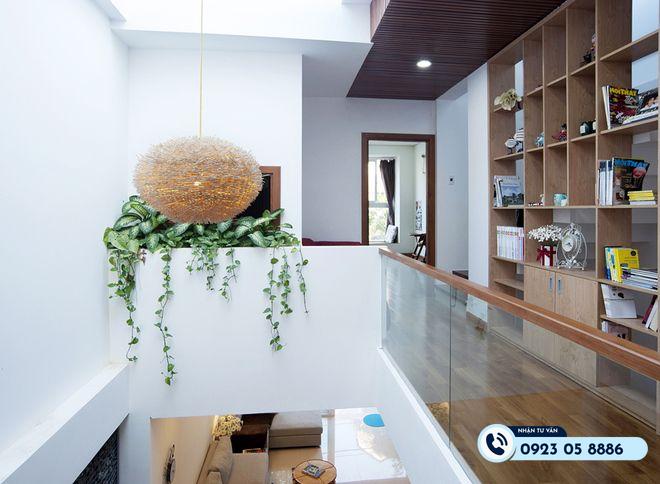 giếng trời giữa nhà ống