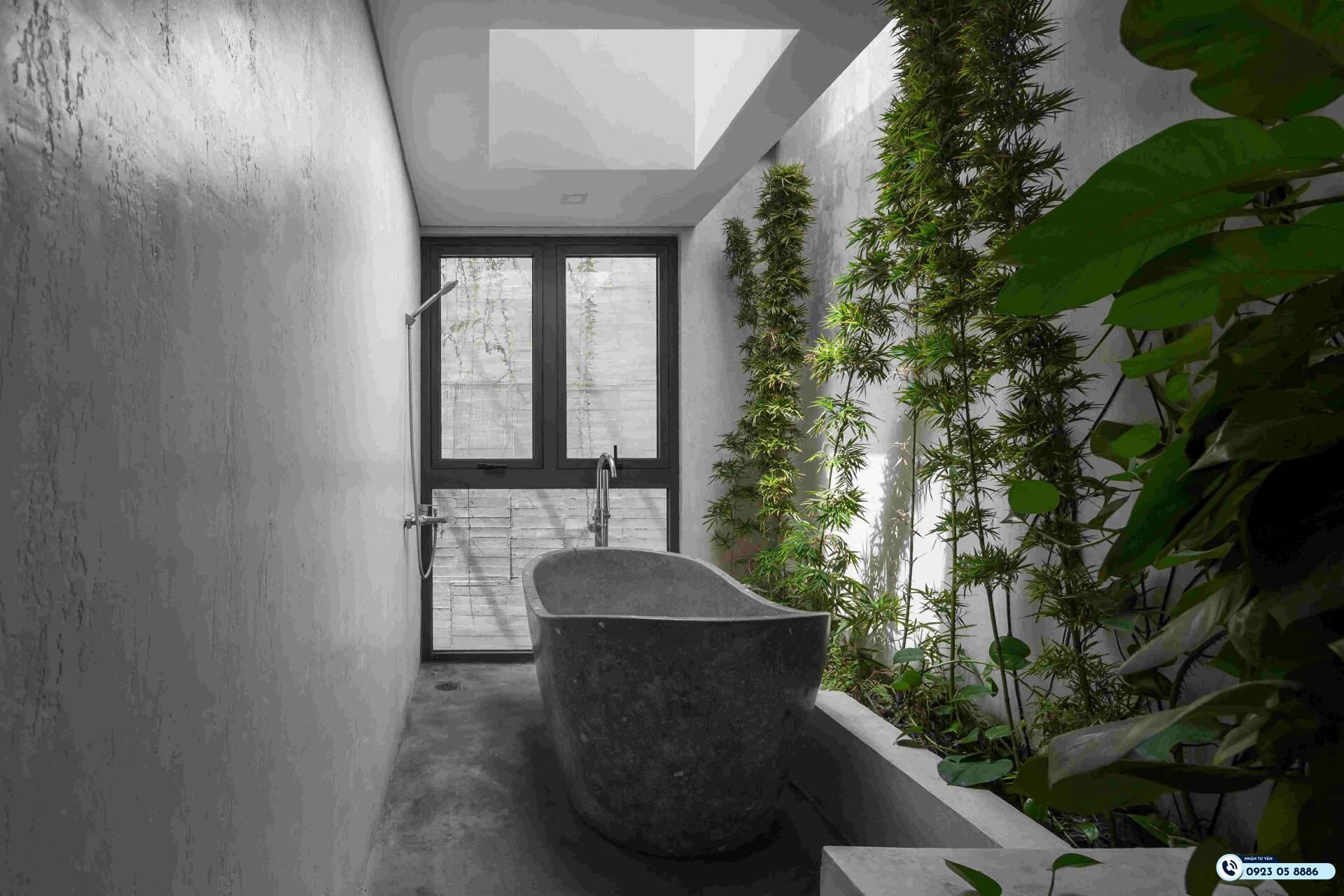 mẫu giếng trời nhà vệ sinh