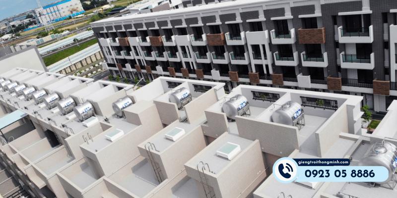 giếng trời khi mưa bão an toàn