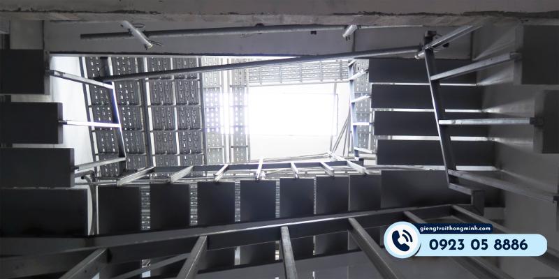 nguyên tắc thiết kế giếng trời trong nhà ống