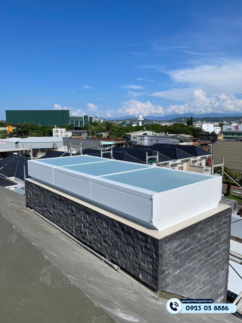mẹo thiết kế giếng trời trong nhà ống
