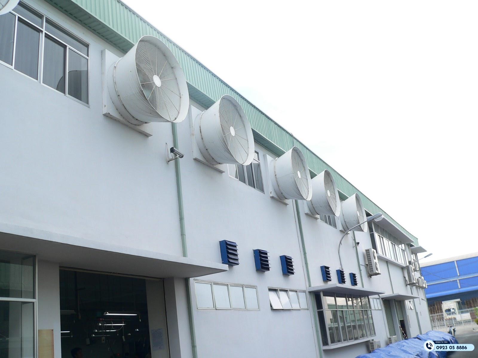 thiết bị thông gió cho nhà xưởng