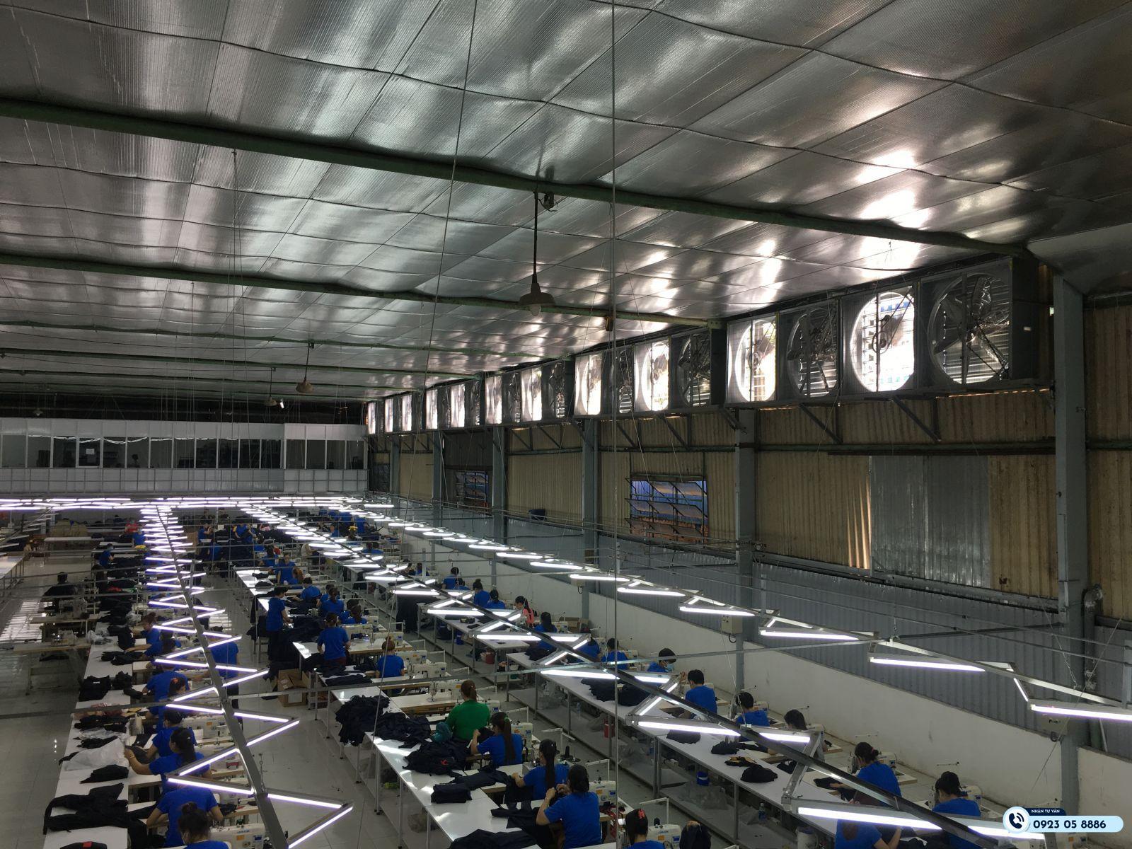 hệ thống thông gió cho nhà xưởng