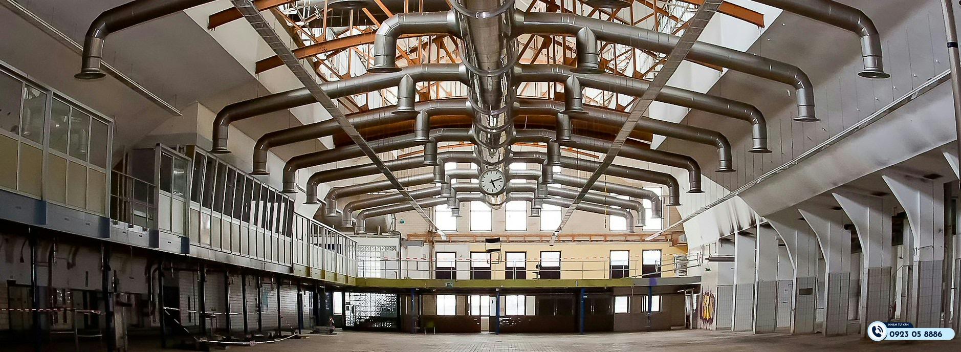 quạt mái thông gió cho nhà xưởng