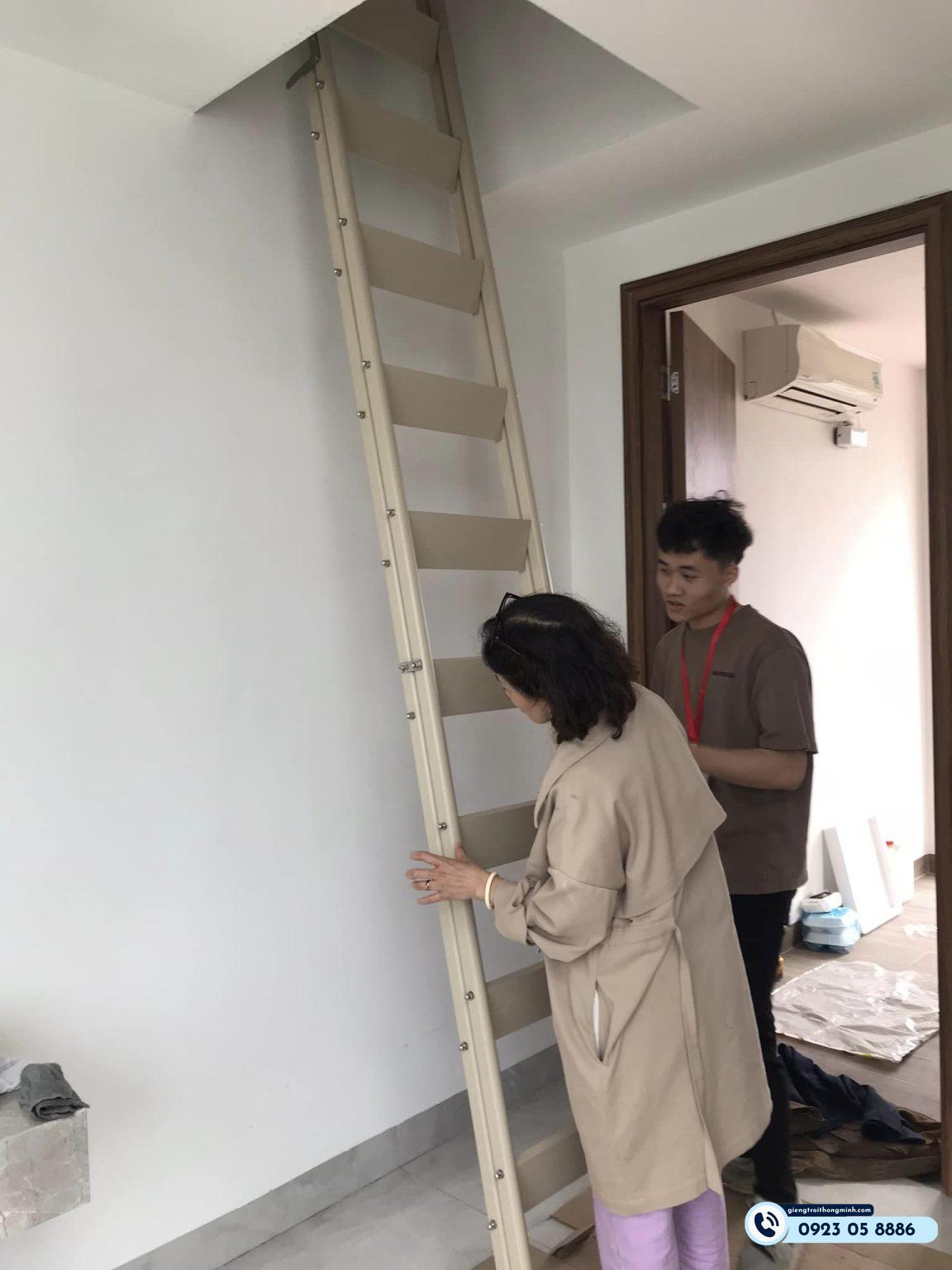 thang gấp thông minh thiết kế cao cấp