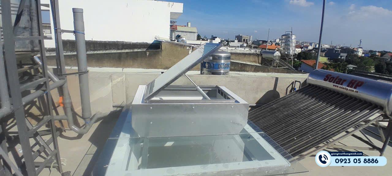 Giếng trời thông minh mở tự động