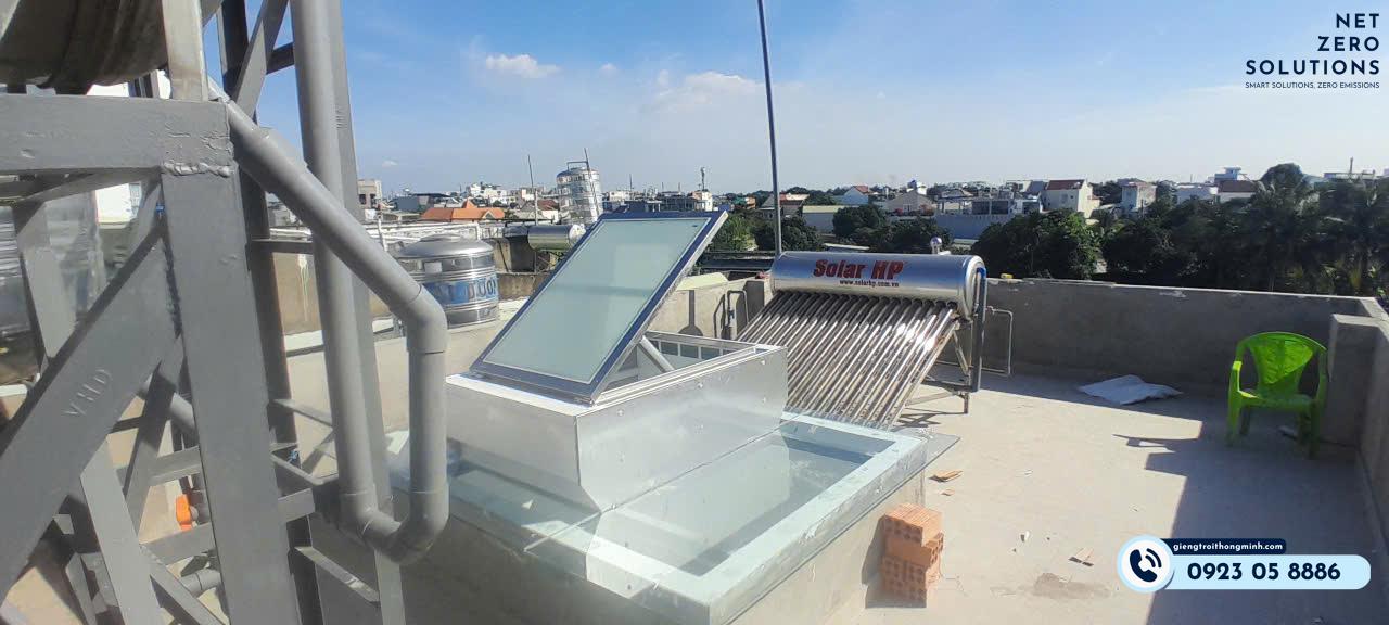 Giếng trời thông minh mở tự động