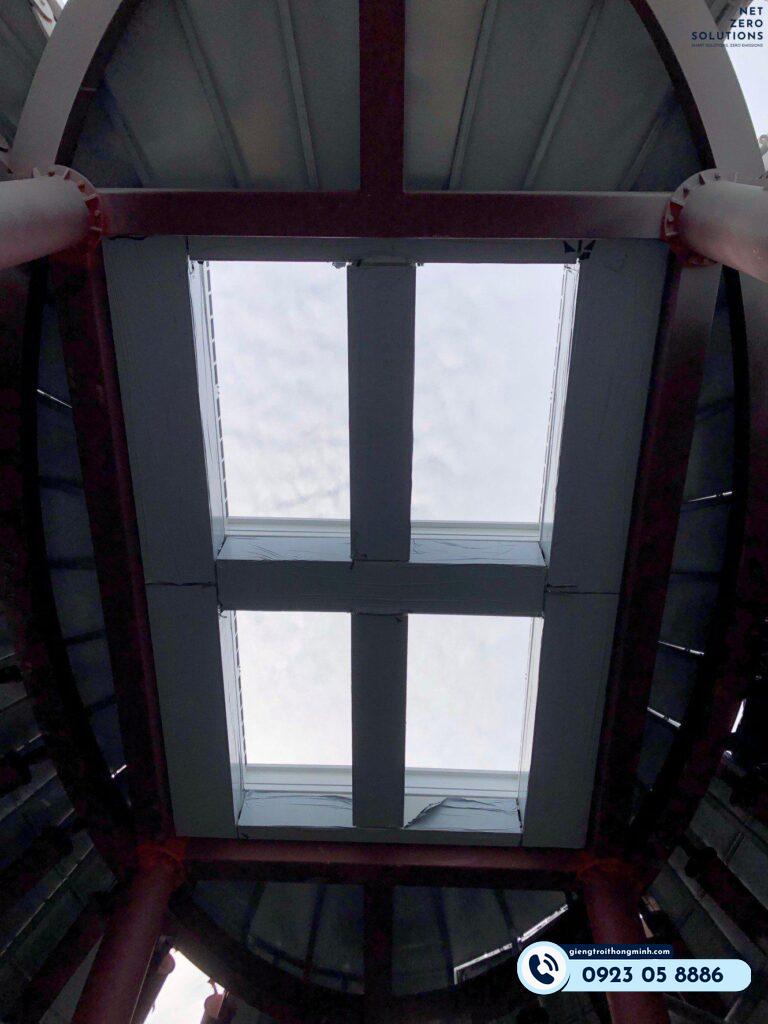 giếng trời thông minh lấy sáng thông gió