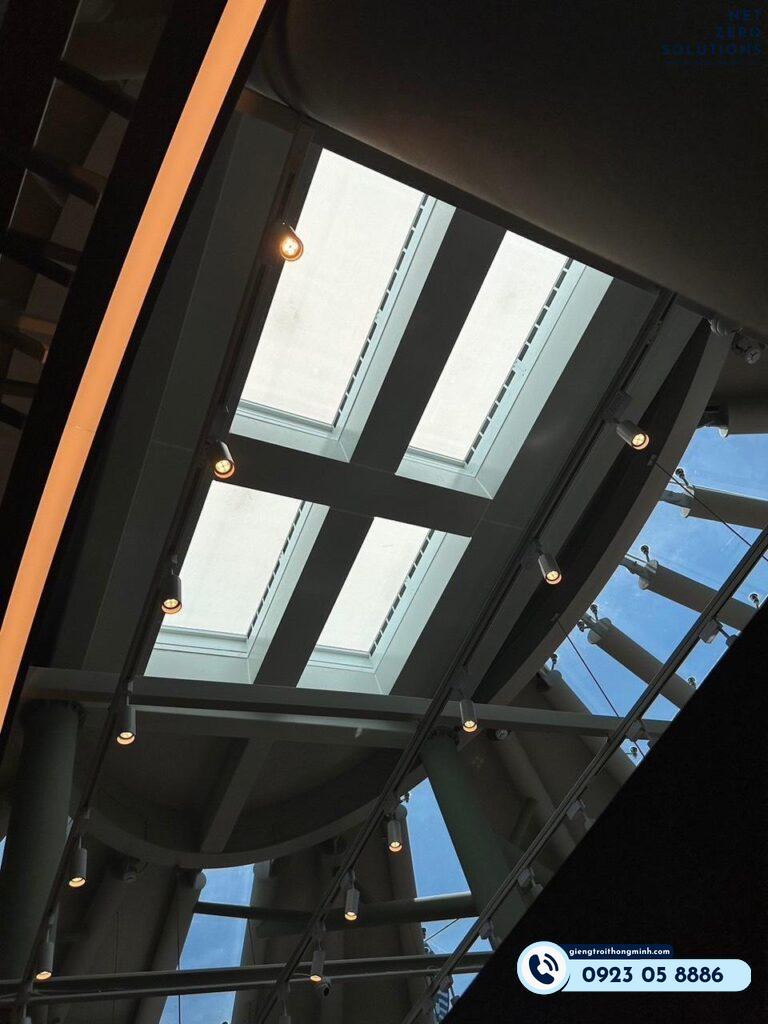 giếng trời thông minh lấy sáng thông gió