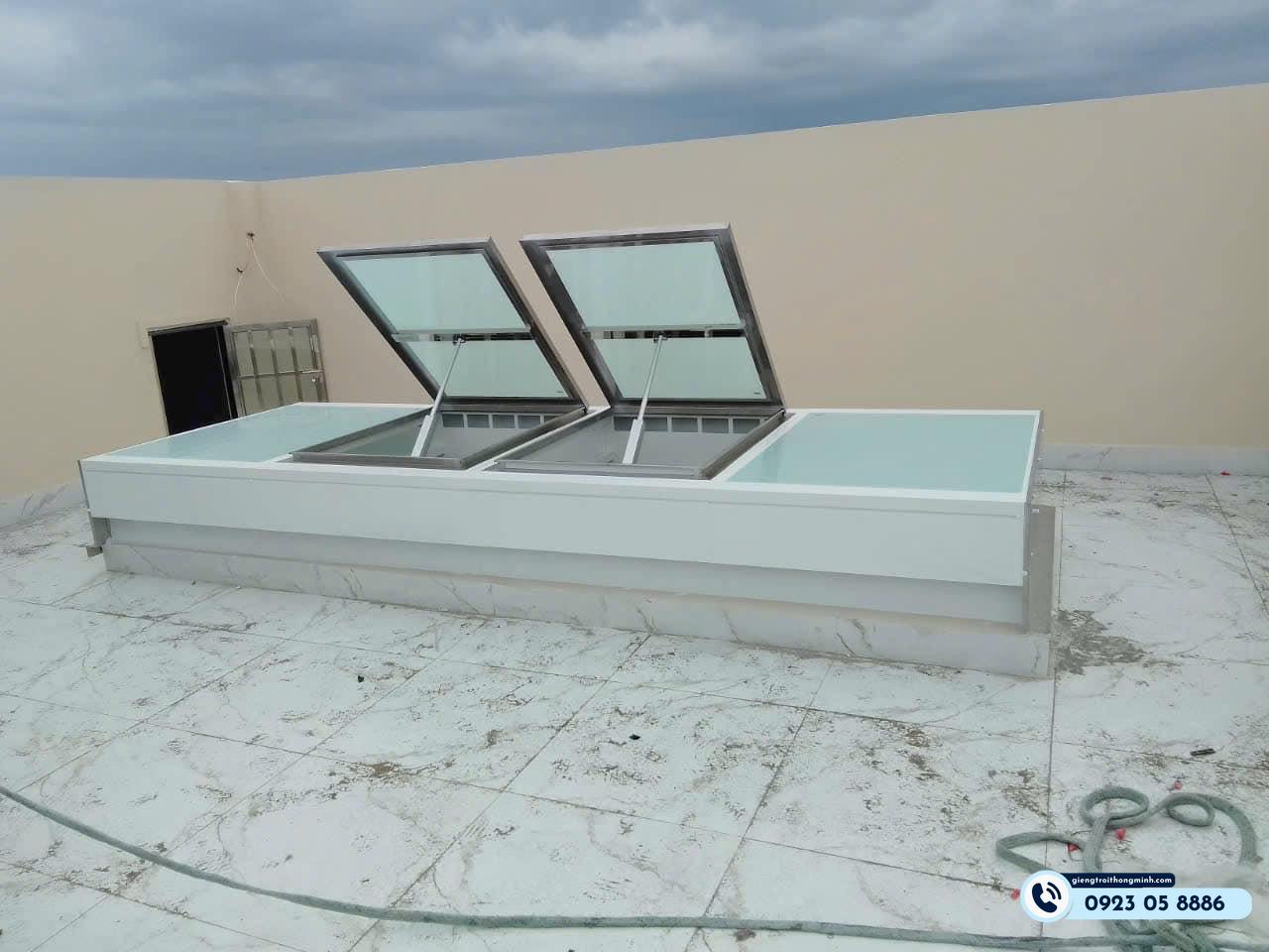 giếng trời thông minh hiện đại