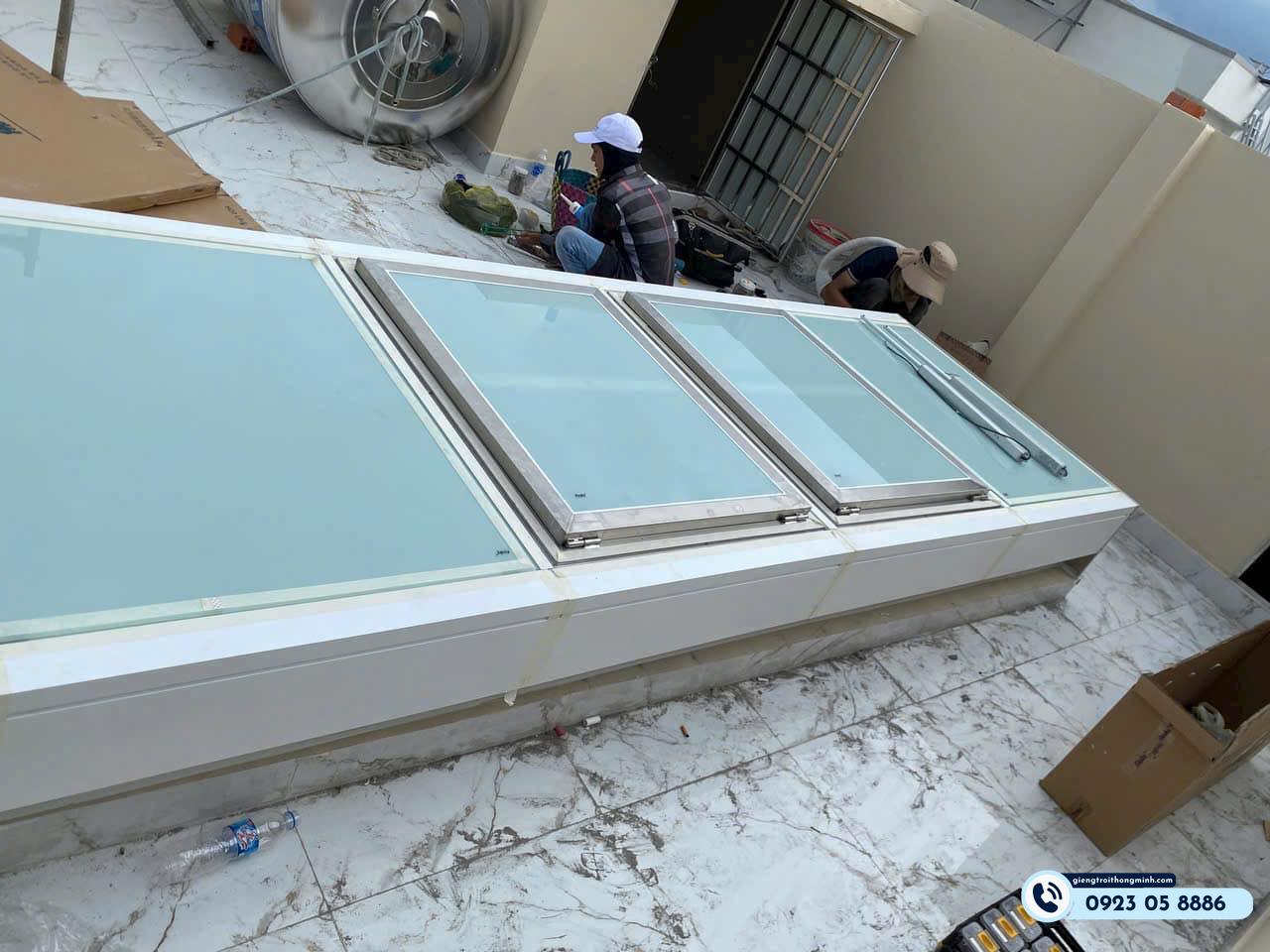 giếng trời thông minh hiện đại