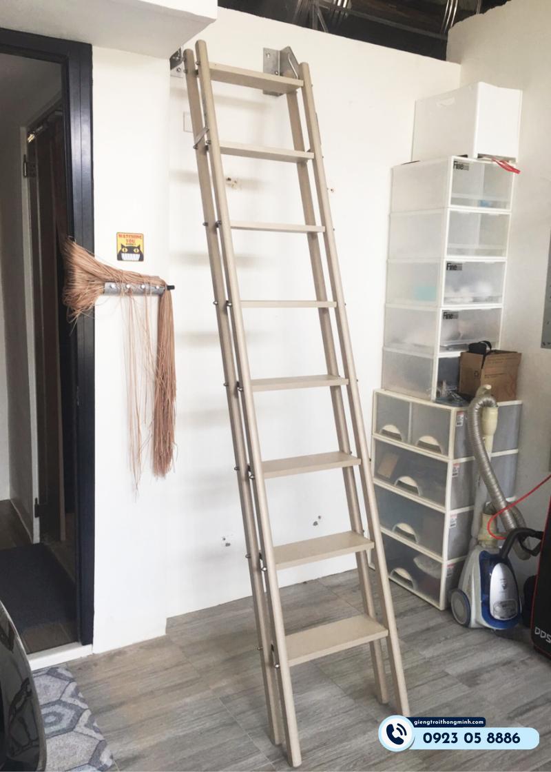cầu thang gác xép thông minh