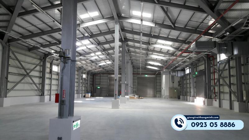 giếng trời cho nhà xưởng mái tôn