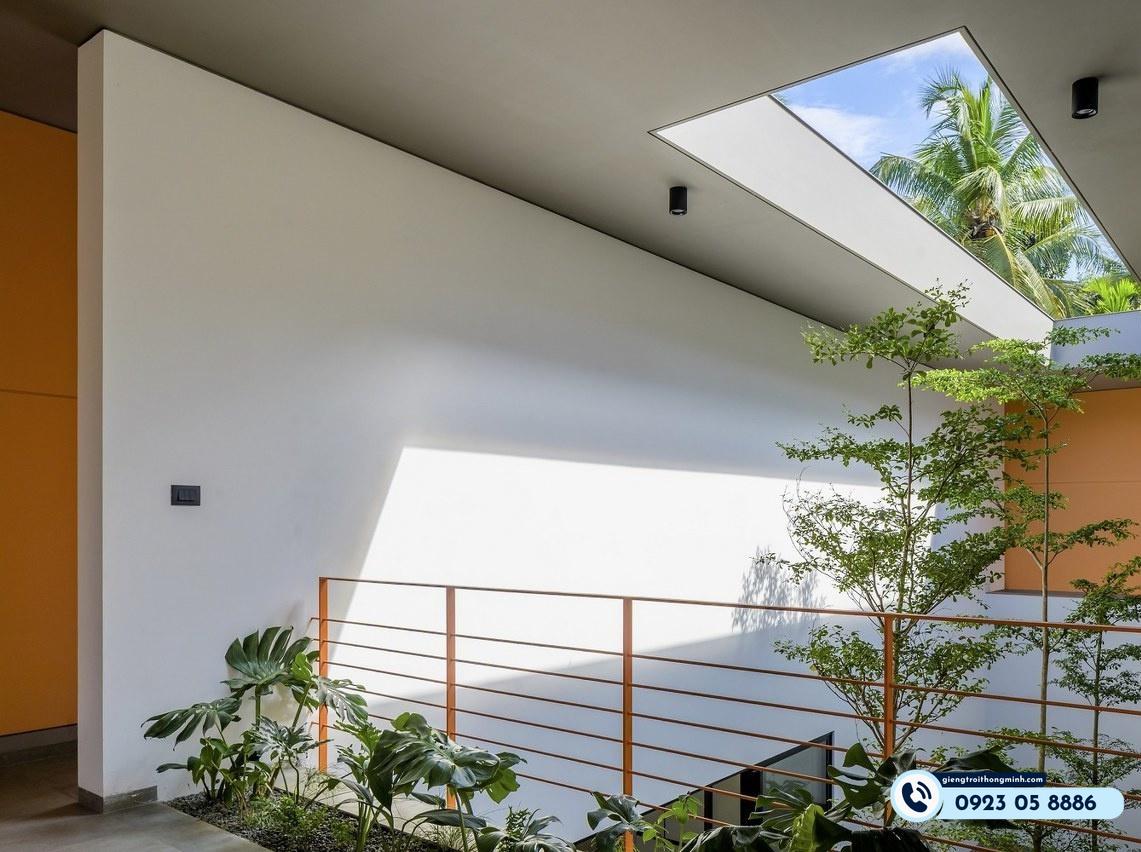 giải pháp chống nóng giếng trời