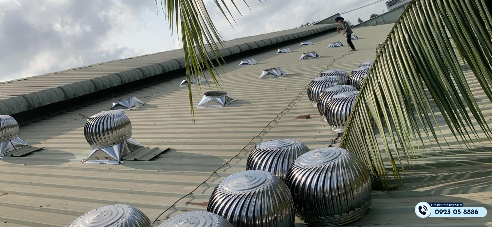 Cục xoay trên mái nhà là gì