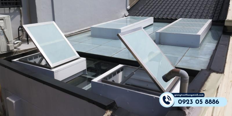 kích thước nhà ống 2 tầng có giếng trời