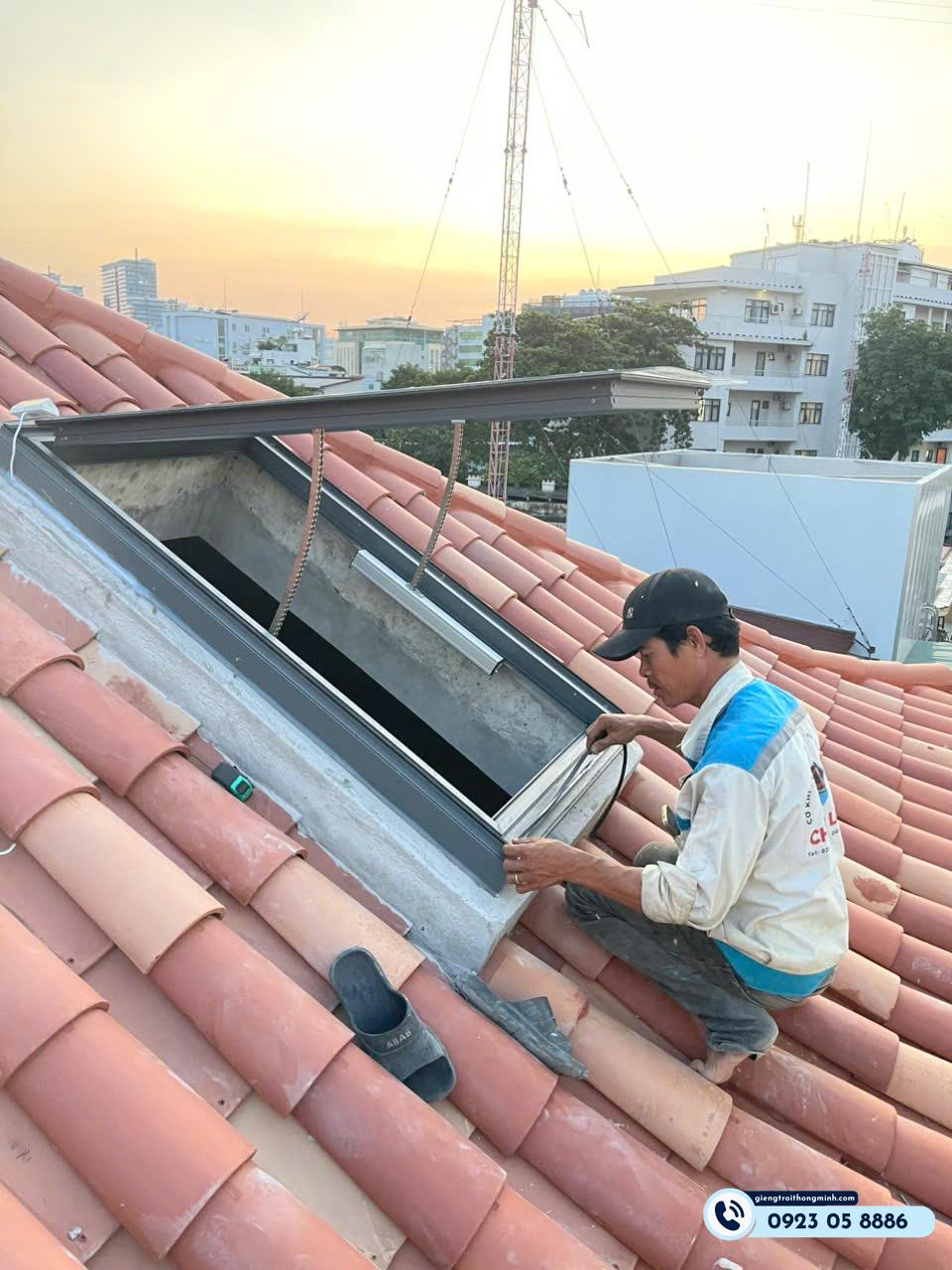 vật liệu giếng trời