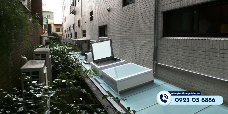 diện tích giếng trời