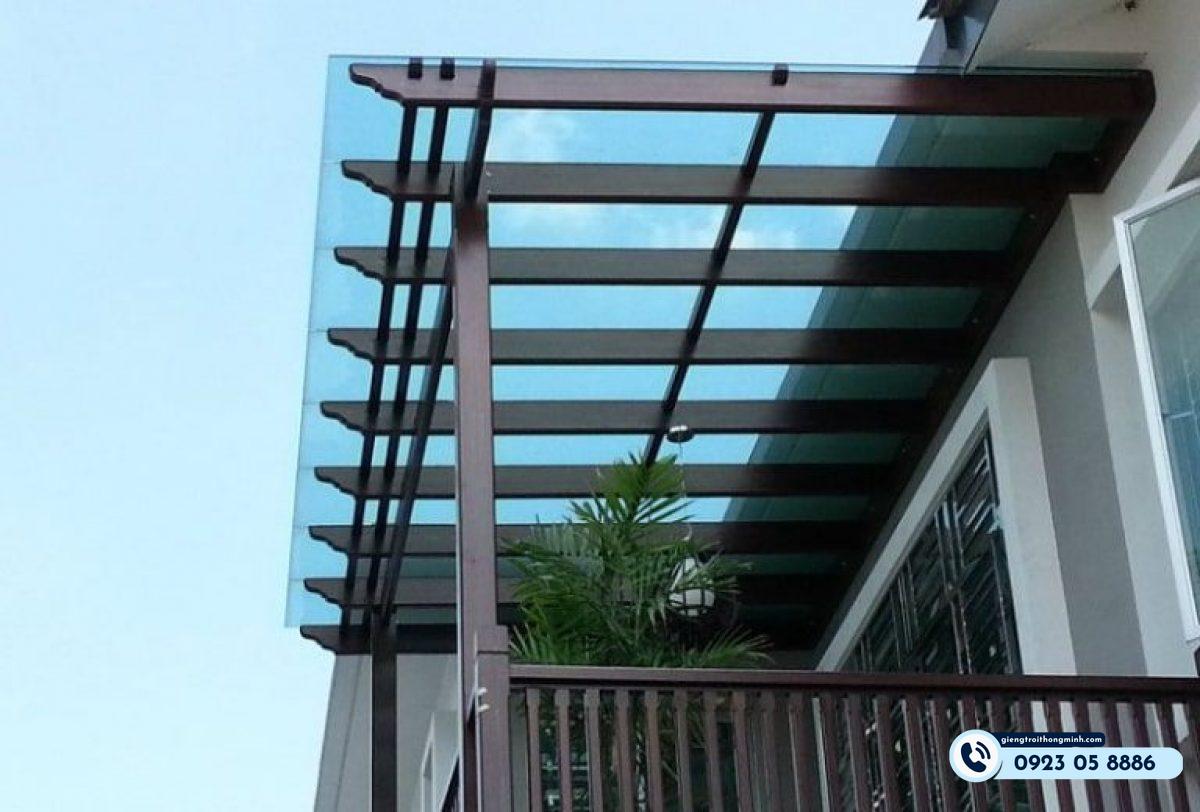 chống nắng mái kính