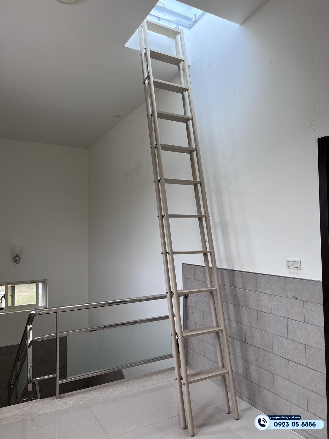 Kích thước thang lên mái