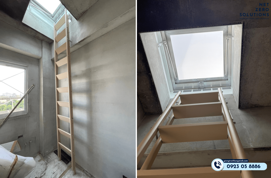 thang xếp gọn cho nhà không gian hẹp