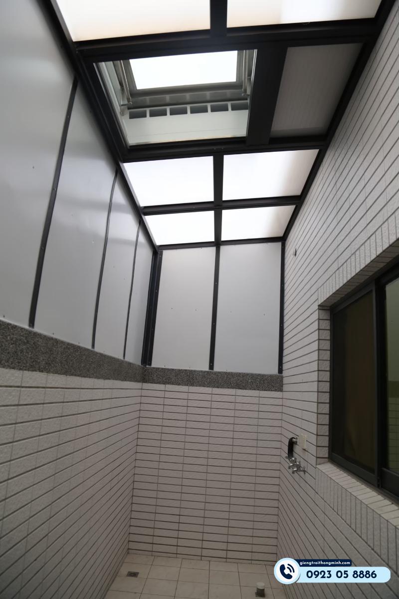 Xây giếng trời cho nhà có phải xin phép 
