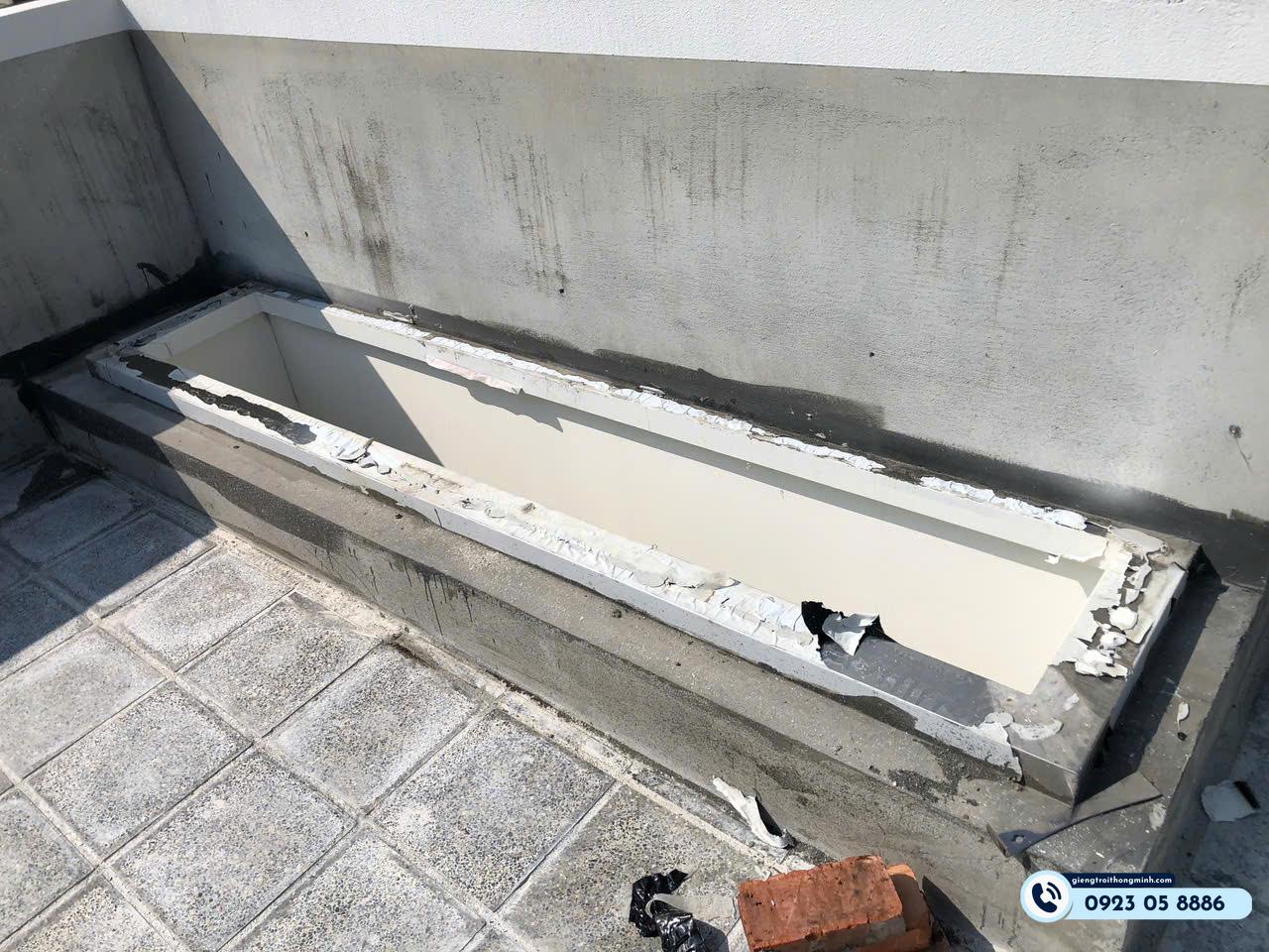 Giếng trời thông minh cho ô chờ kích thước có sẵn