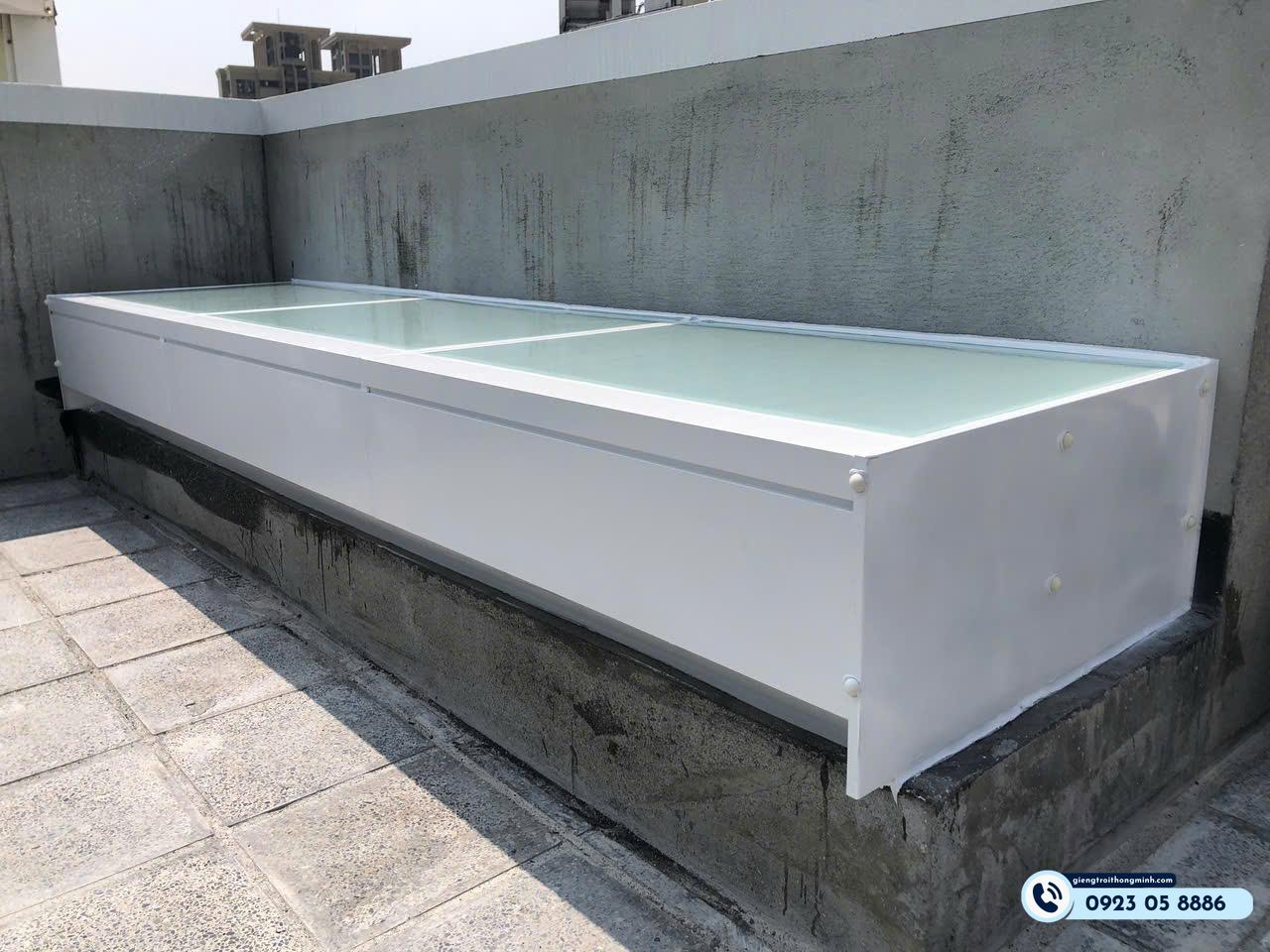 Giếng trời thông minh cho ô chờ kích thước có sẵn