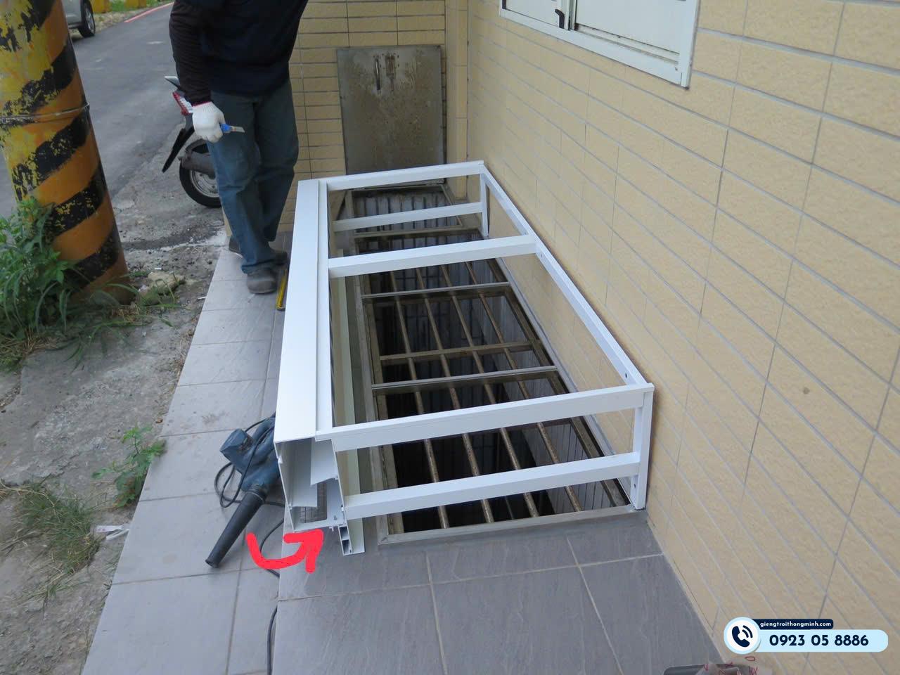 Giếng trời thông minh cho ô chờ kích thước có sẵn