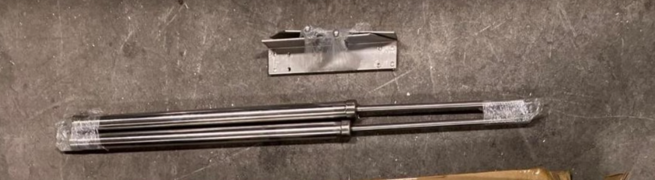 Piston lò xo trợ lực inox cho Giếng trời thông minh kết hợp nắp thăm trần + Kèm bát gắn - Ảnh 2