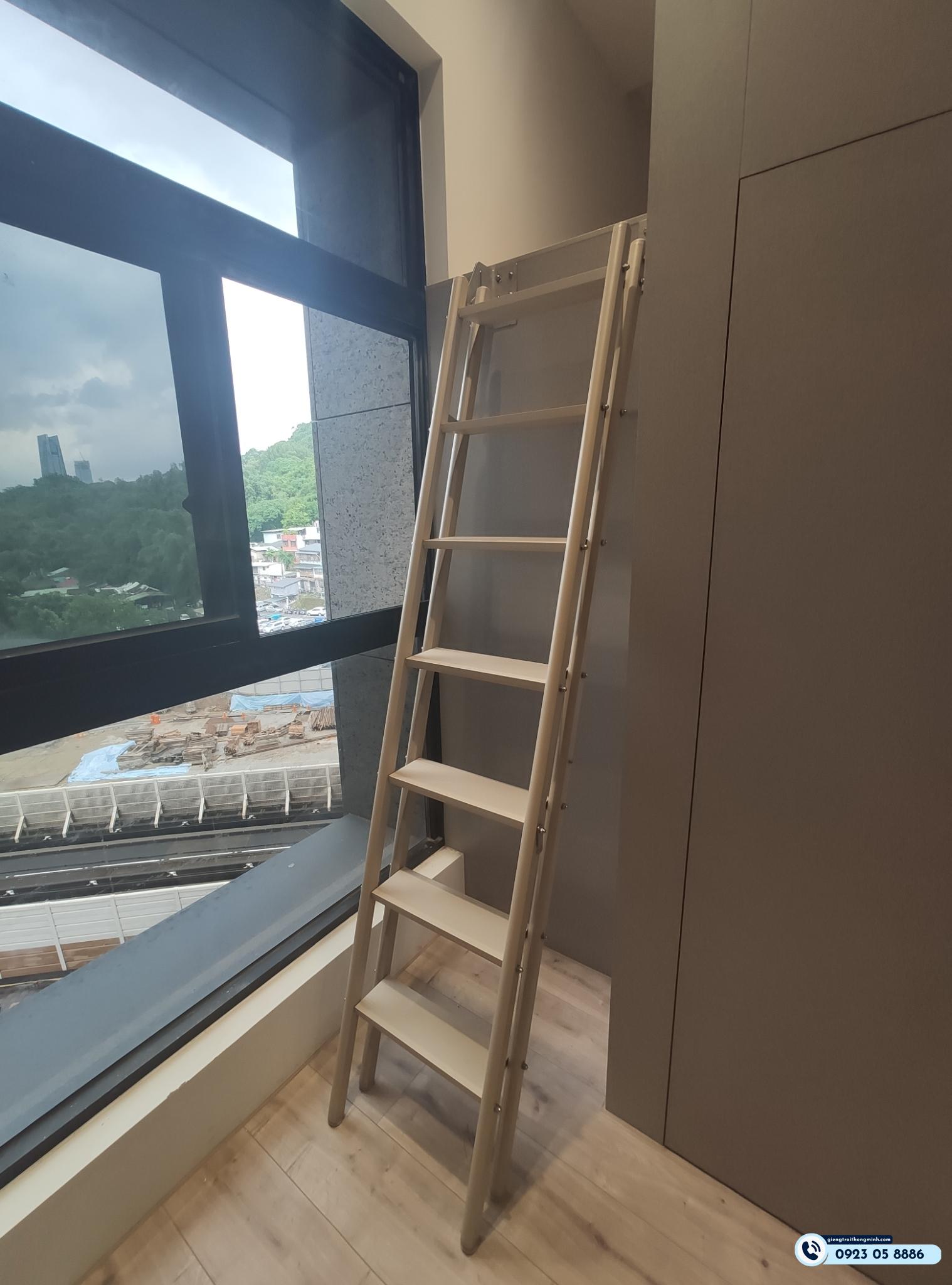 cầu thang gác lửng nhà cấp 4