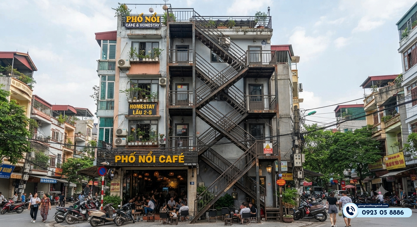 quy định về cầu thang thoát hiểm